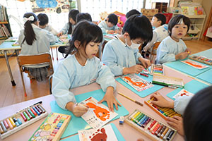 日本の伝統　ー年賀状・足湯ー　E