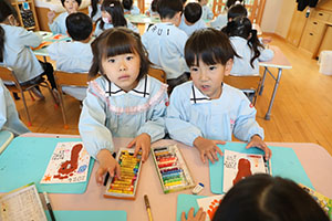 日本の伝統　ー年賀状・足湯ー　E