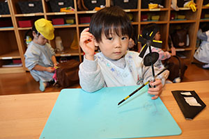 電車の制作　あひる