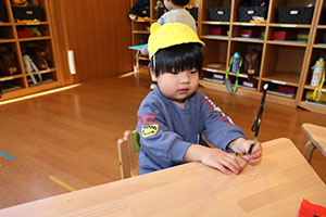 電車の制作　あひる