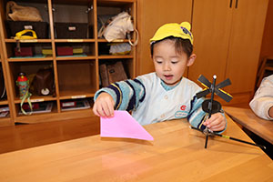 電車の制作　あひる