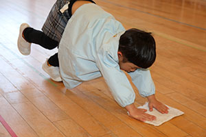 ぞうきんがけレース　こあら