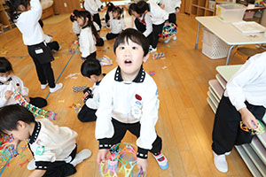 ワミーで遊びました　たんぽぽ