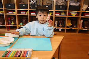 スノードームの制作　あひる