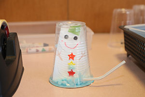 スノードームの制作　あひる