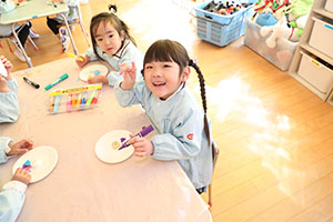 コマの制作　さくら