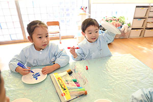 コマの制作　さくら