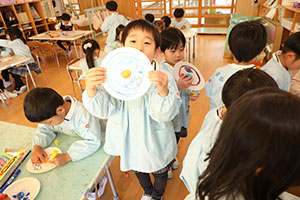 コマの制作　さくら