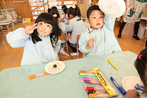 コマの制作　さくら