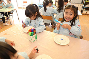 コマの制作　さくら