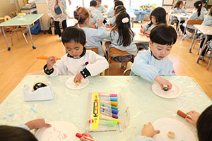 コマの制作　さくら