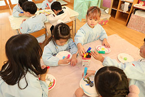 コマの制作　さくら