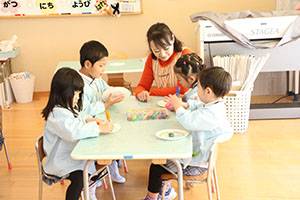 コマの制作　さくら