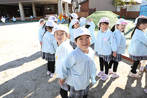 マラソン活動が始まりました　C・ひまわり・たんぽぽ・さくら・ことり・ぱんだ