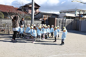 マラソン活動が始まりました　C・ひまわり・たんぽぽ・さくら・ことり・ぱんだ