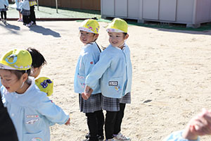 マラソン活動が始まりました　C・ひまわり・たんぽぽ・さくら・ことり・ぱんだ