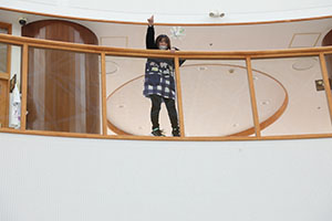 コマの制作　うさぎ