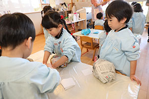 作品展の制作活動　ぱんだ