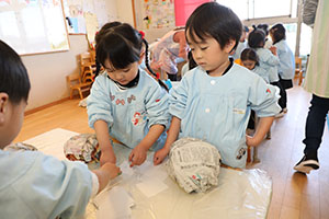 作品展の制作活動　ぱんだ