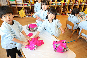 作品展の制作活動　ぱんだ