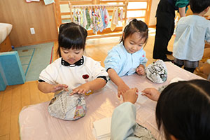 作品展の制作活動　ぱんだ