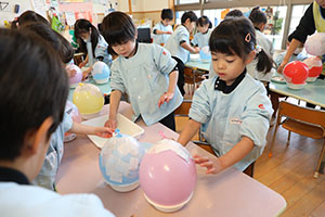 作品展　張り子の制作　Ｅ