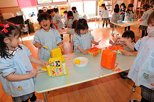 作品展の制作活動　りす