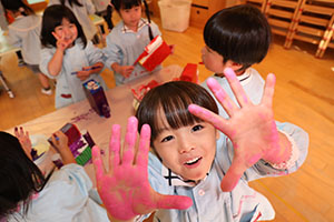 作品展の制作活動　りす