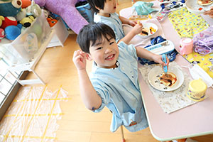 ホットケーキパーティ　　ひまわり・たんぽぽ・すみれ