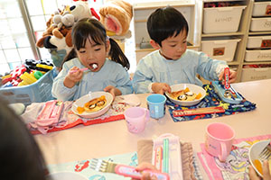 ホットケーキパーティ　　ひまわり・たんぽぽ・すみれ