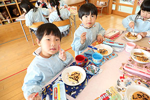 ホットケーキパーティ　　ひまわり・たんぽぽ・すみれ