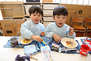 ホットケーキパーティ　　ばら・さくら