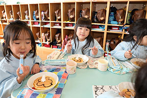 ホットケーキパーティ　　ばら・さくら