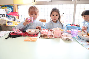 ホットケーキパーティ　　ばら・さくら