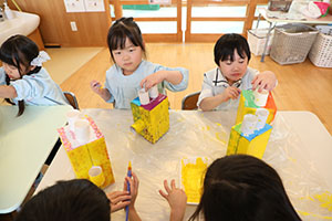 作品展の制作活動　たんぽぽ