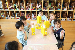 作品展の制作活動　たんぽぽ