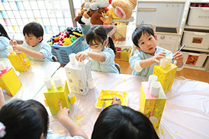 作品展の制作活動　たんぽぽ