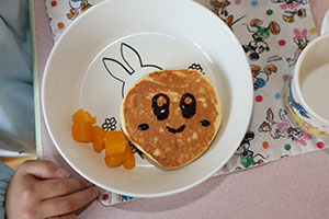 ホットケーキパーティ　うさぎ・ことり・ぱんだ