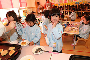 ホットケーキパーティ　うさぎ・ことり・ぱんだ