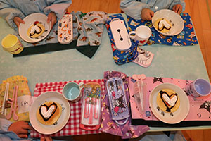 ホットケーキパーティ　うさぎ・ことり・ぱんだ