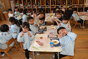 ホットケーキパーティ　うさぎ・ことり・ぱんだ