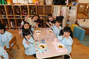 ホットケーキパーティ　うさぎ・ことり・ぱんだ