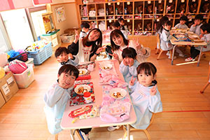 ホットケーキパーティ　うさぎ・ことり・ぱんだ