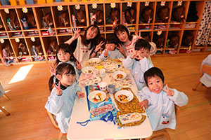 ホットケーキパーティ　うさぎ・ことり・ぱんだ