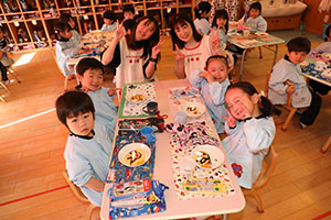 ホットケーキパーティ　うさぎ・ことり・ぱんだ