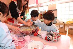 ホットケーキパーティ　うさぎ・ことり・ぱんだ