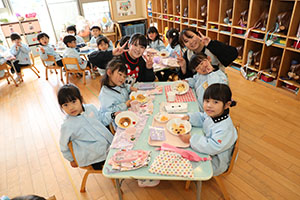 ホットケーキパーティ　うさぎ・ことり・ぱんだ