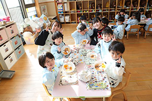 ホットケーキパーティ　うさぎ・ことり・ぱんだ