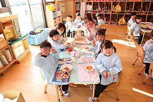 ホットケーキパーティ　りす・こあら・きりん