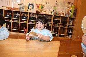 毛糸通しの練習✨　あひる